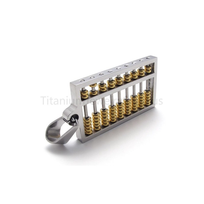 Neuer Goldener Abacus-Titan-Anhänger