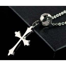 Reines Titan Herren Anhänger Und Halskette Kreuz 02