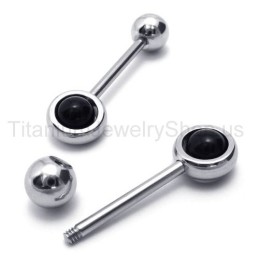 Silberne Magic Stick Titan Ohrringe