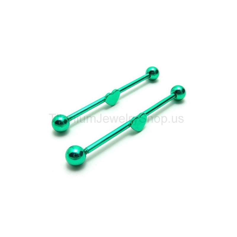 Mit Herz Magic Stick Titan Ohrringe