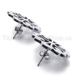 Süße Blumen-Titan-Ohrringe