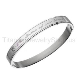 Die Flamme Unserer Liebe Titan-Liebhaberarmbänder