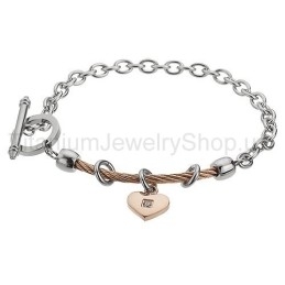 Sweetheart-Kabel-Titanarmband