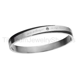 Du Bist Immer In Meinem Herzen Titan-Liebhaberarmbänder