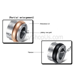 Titan-Liebhaber-Anhänger Mit Strasssteinen Und Kostenlosen Ketten C729