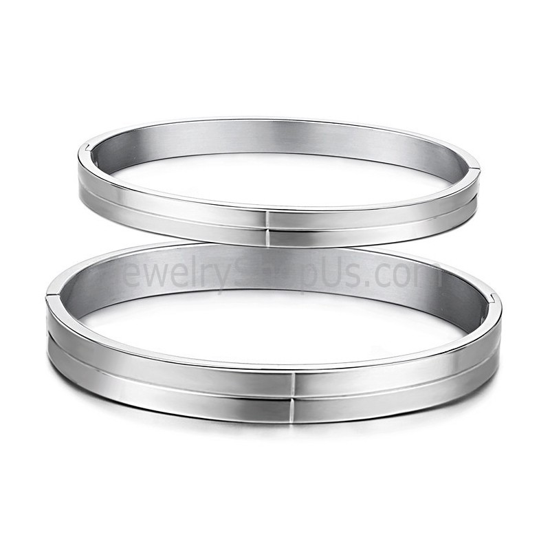 Tatanium Paar Armreifen C821