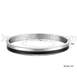 Tatanium Schwarz Und Paar Armreifen C822