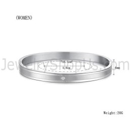 Tatanium "Ture Love Forever" Paar-Armreifen Mit Strasssteinen C861