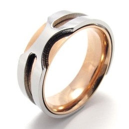 Titanring Aus Roségold