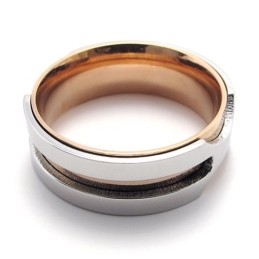 Titanring Aus Roségold