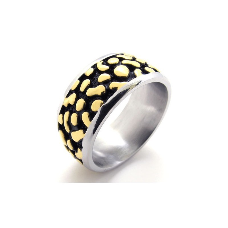 Goldener Vintage-Ring Aus Titan