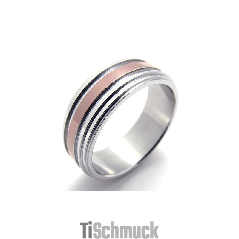 Titanring Aus Roségold Titanring Aus Roségold
