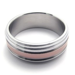 Titanring Aus Roségold