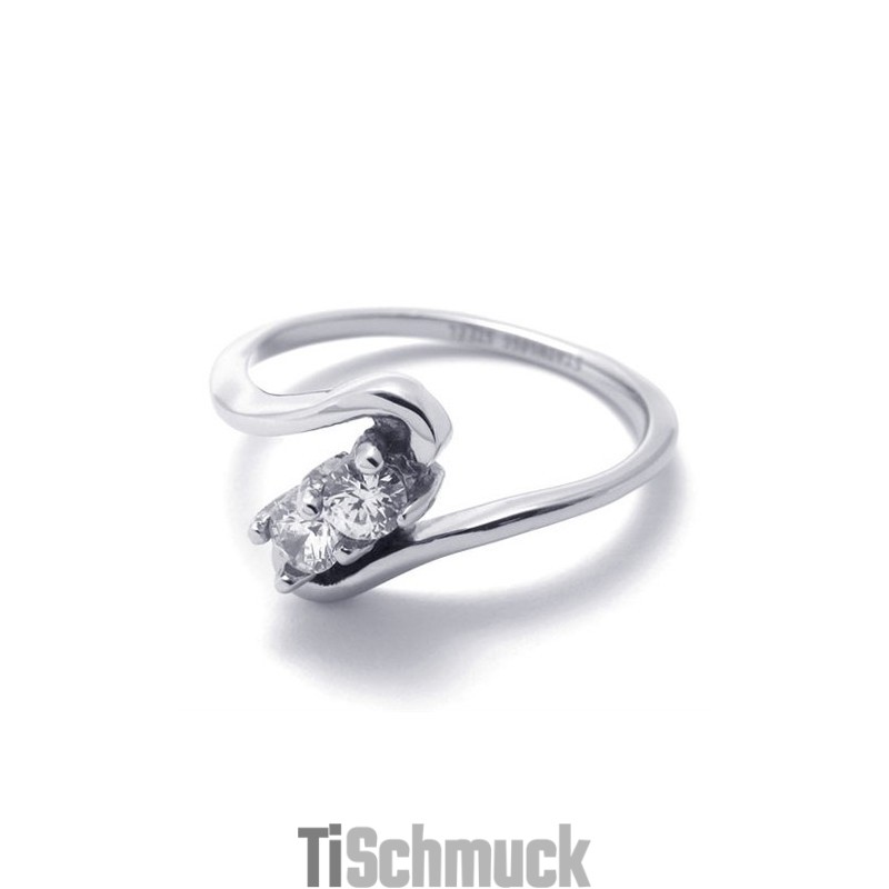 Diamant Damen Titan Ring Diamant Damen Titan Ring