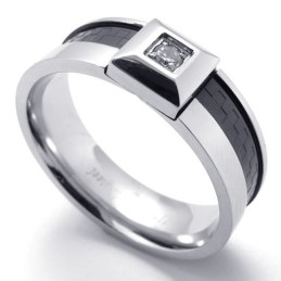 Diamant-Titanring