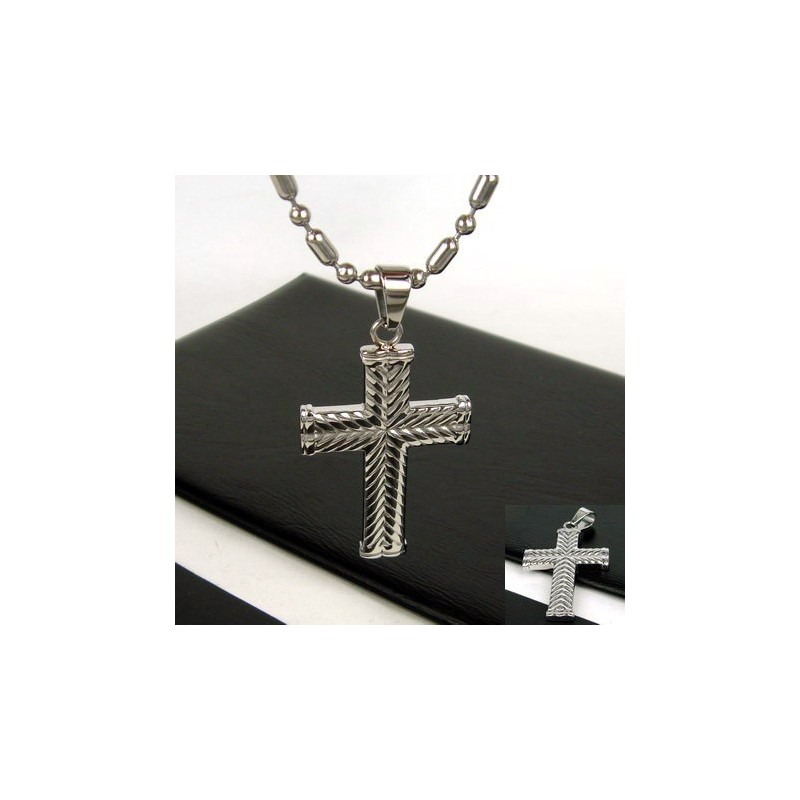 Mann Exklusives Kreuz Anhänger Aus Reinem Titan Geschenk