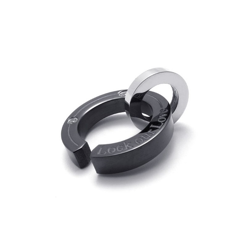 Schwarzer Diamant-Liebhaber-Titan-Anhänger Für Frauen