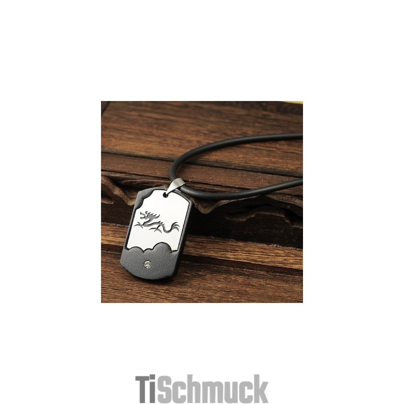 Cool Man Totenkopf Reines Titan Anhänger Ohne Kette