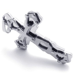 Gold Titan Kreuz Anhänger