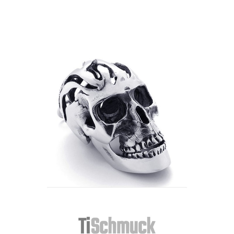Totenkopf-Anhänger Aus Titan Totenkopf-Anhänger Aus Titan