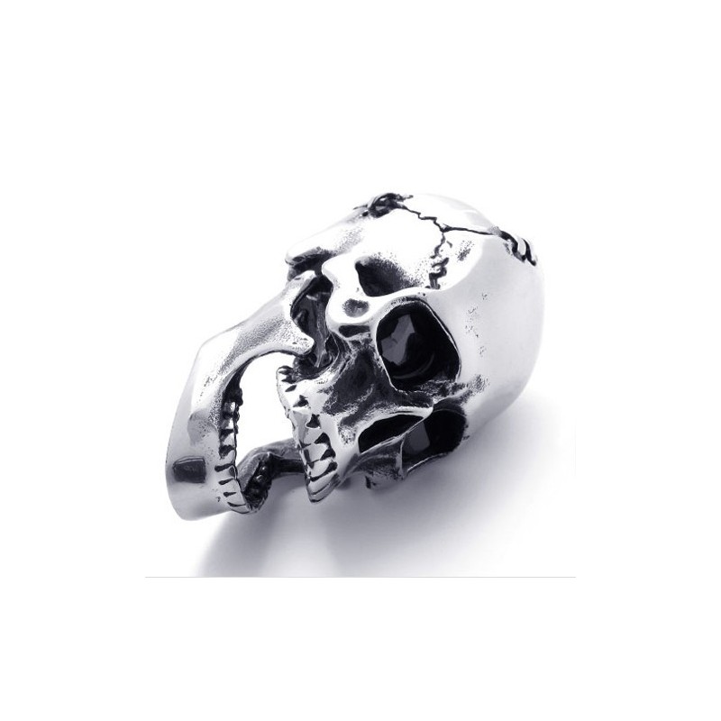 Totenkopf-Anhänger Aus Titan