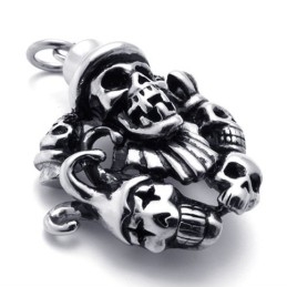 Totenkopf-Anhänger Aus Titan