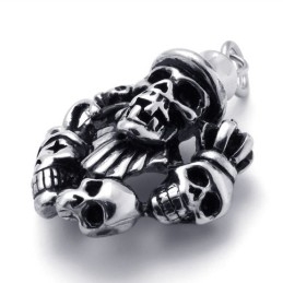 Totenkopf-Anhänger Aus Titan