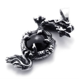 Titan-Anhänger Mit Drachen-Edelstein