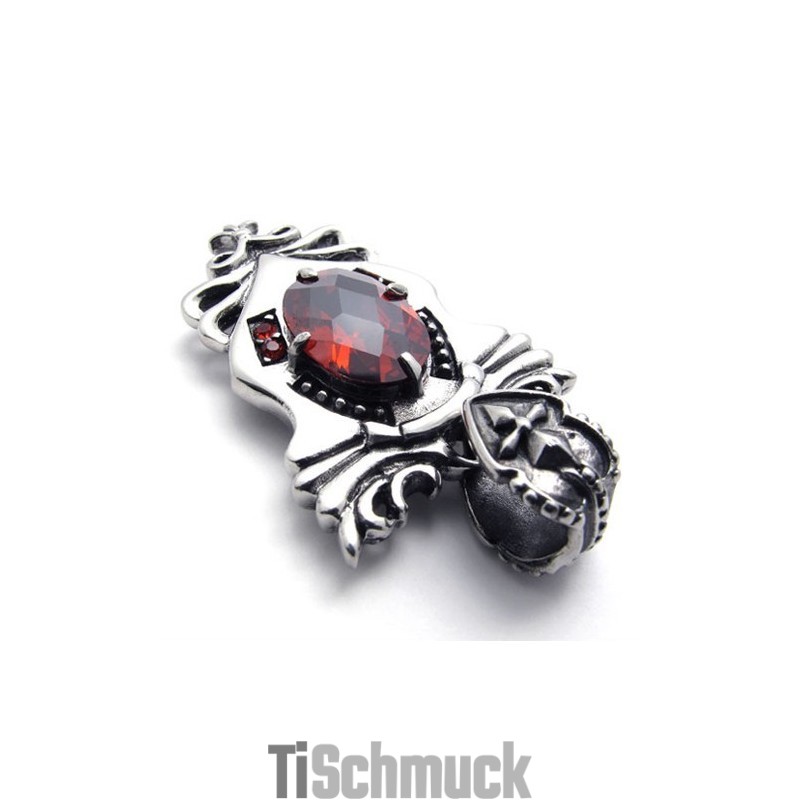 Roter Diamant-Titan-Anhänger Roter Diamant-Titan-Anhänger