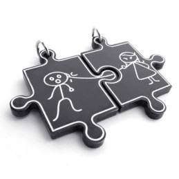 Schwarzer Lovers Titan Anhänger