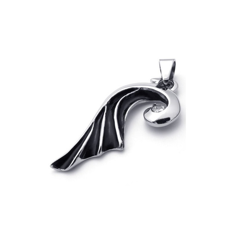 Flügel Diamant Titan Anhänger