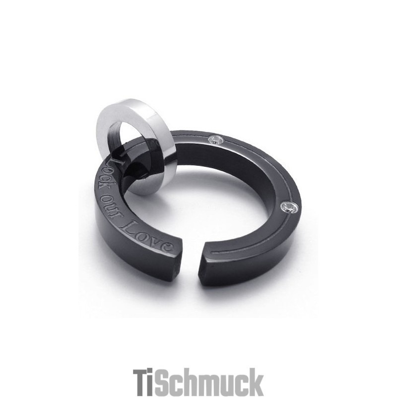 Schwarzer Lovers Titan Anhänger Für Männer