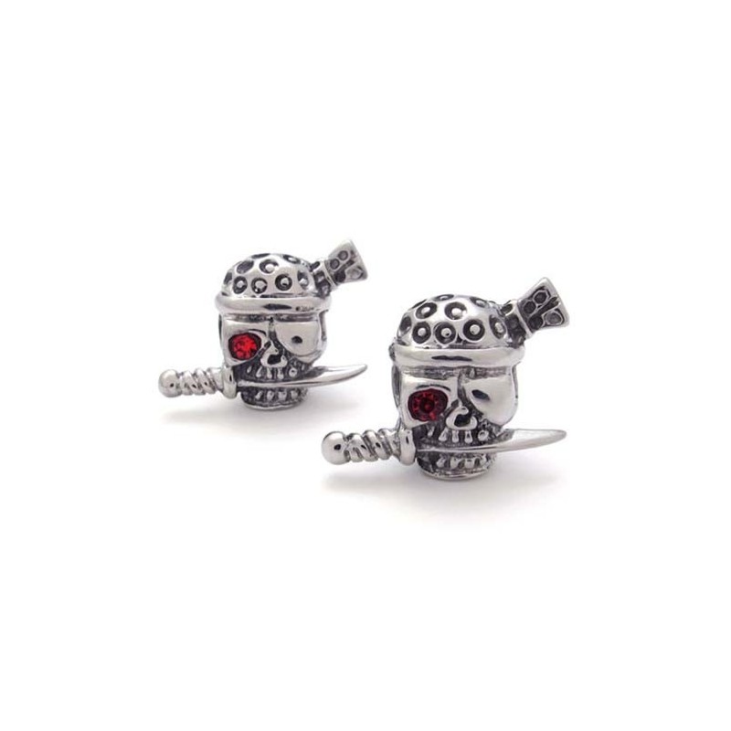 Totenkopf-Titan-Ohrringe