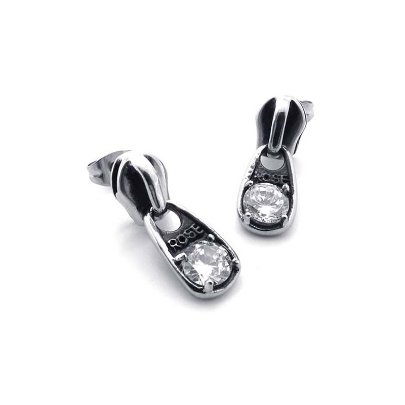 Diamant-Titan-Ohrringe