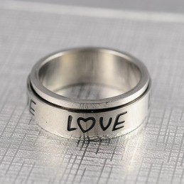 Titanring „Love Rotation“