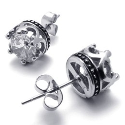 Diamant-Titan-Ohrringe