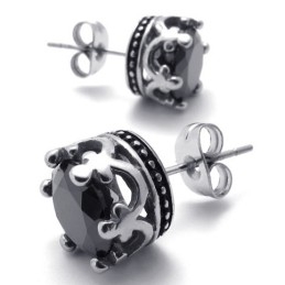 Diamant-Titan-Ohrringe