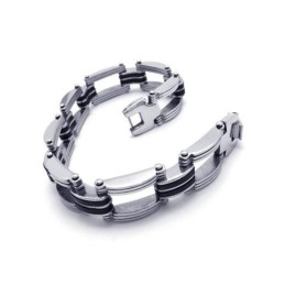 Herren Jungen Silber Reines Titan Armband Charm Armreif