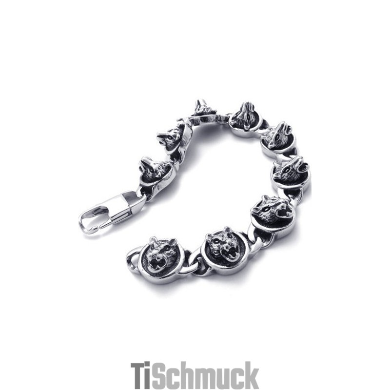 8,3 Zoll Katzen Titan Armband