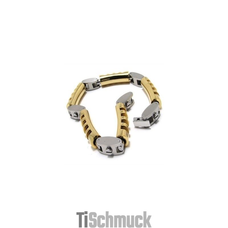 Herren Jungen Golden Silber Charm Reines Titan Armband Herren Jungen Golden Silber Charm Reines Titan Armband