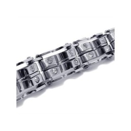 Herren Jungen Silber Charm Reines Titan Armband Armreif