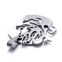 Chinesischer Drachenanhänger Aus Titan