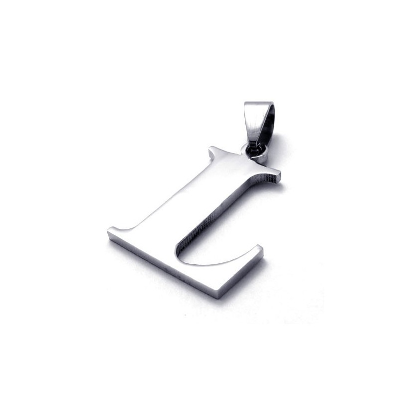 Titananhänger Mit Dem Buchstaben „L“