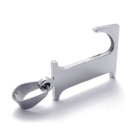 Titananhänger Mit Dem Buchstaben „L“