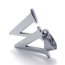 Titananhänger Mit Dem Buchstaben „W“