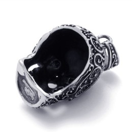 Schwarzer Titananhänger Mit Zirkonen