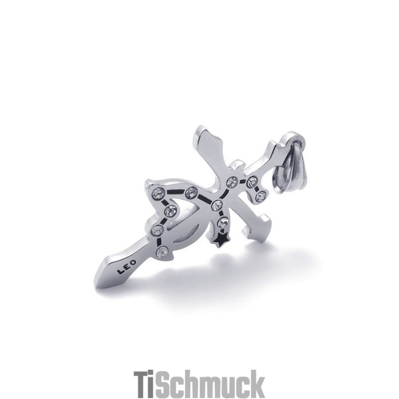 Leo Titan Anhänger Mit Strasssteinen