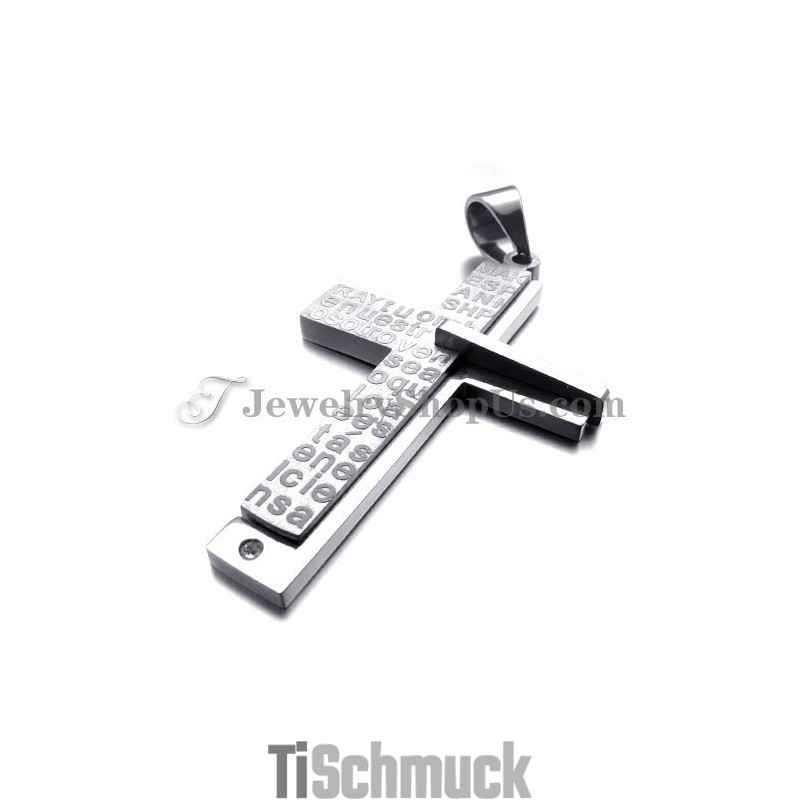 Wunderschöner Kreuz-Titan-Anhänger Wunderschöner Kreuz-Titan-Anhänger