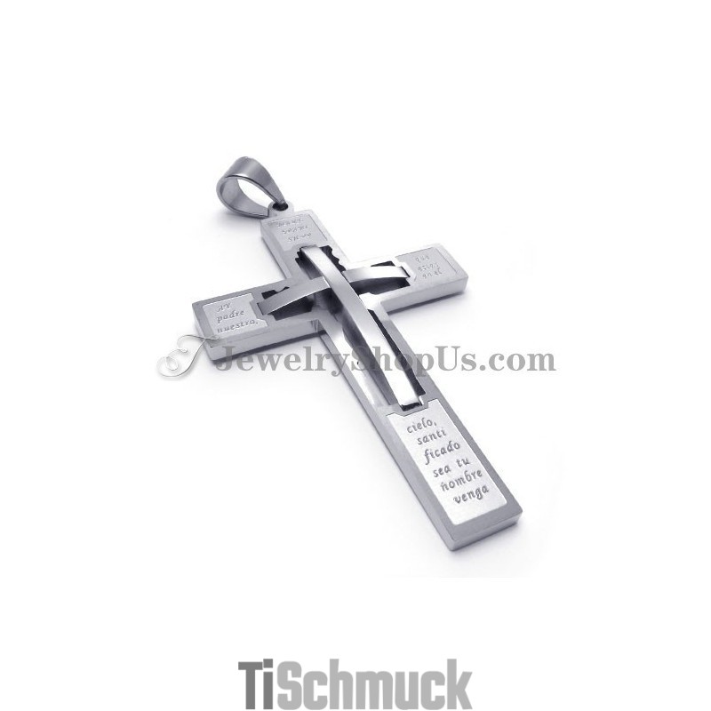 Eleganter Kreuz-Anhänger Aus Titan Eleganter Kreuz-Anhänger Aus Titan