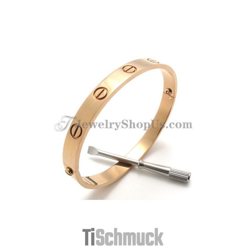 Wunderschönes Roségold-Titanarmband Für Herren Wunderschönes Roségold-Titanarmband Für Herren